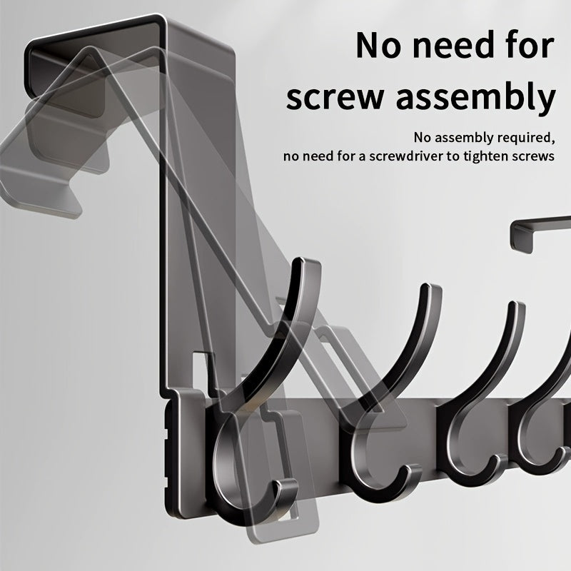 Norvo | SlimLine Dørkrok – Opphengssystem Uten Boring Laget av Solid Aluminium