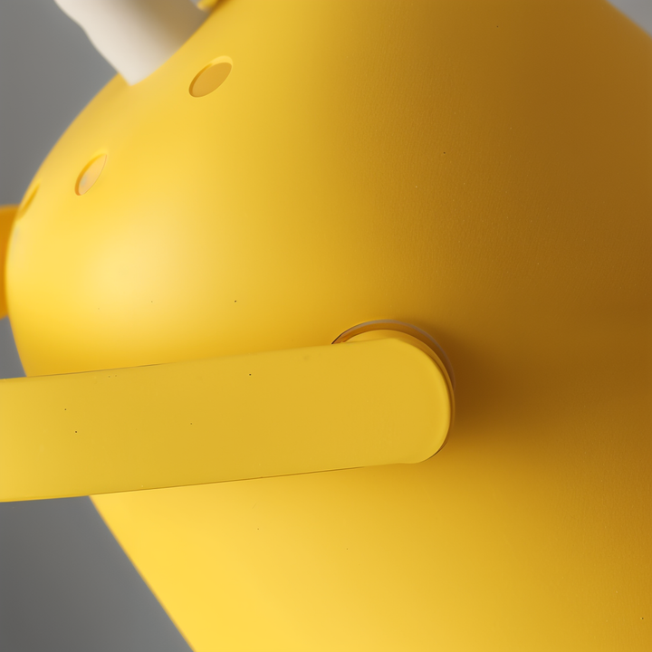 Norvo | Macaron Bordlampe - Nordisk Gul Skrivebordlampe - Justerbar Lampe