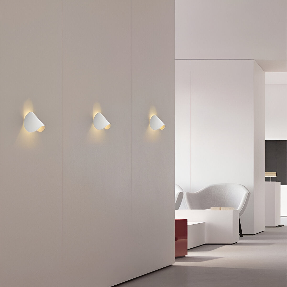 Norvo | Twist Vegglampe - Rotérbar Metall Vegglampe - Kurve Veggsconce