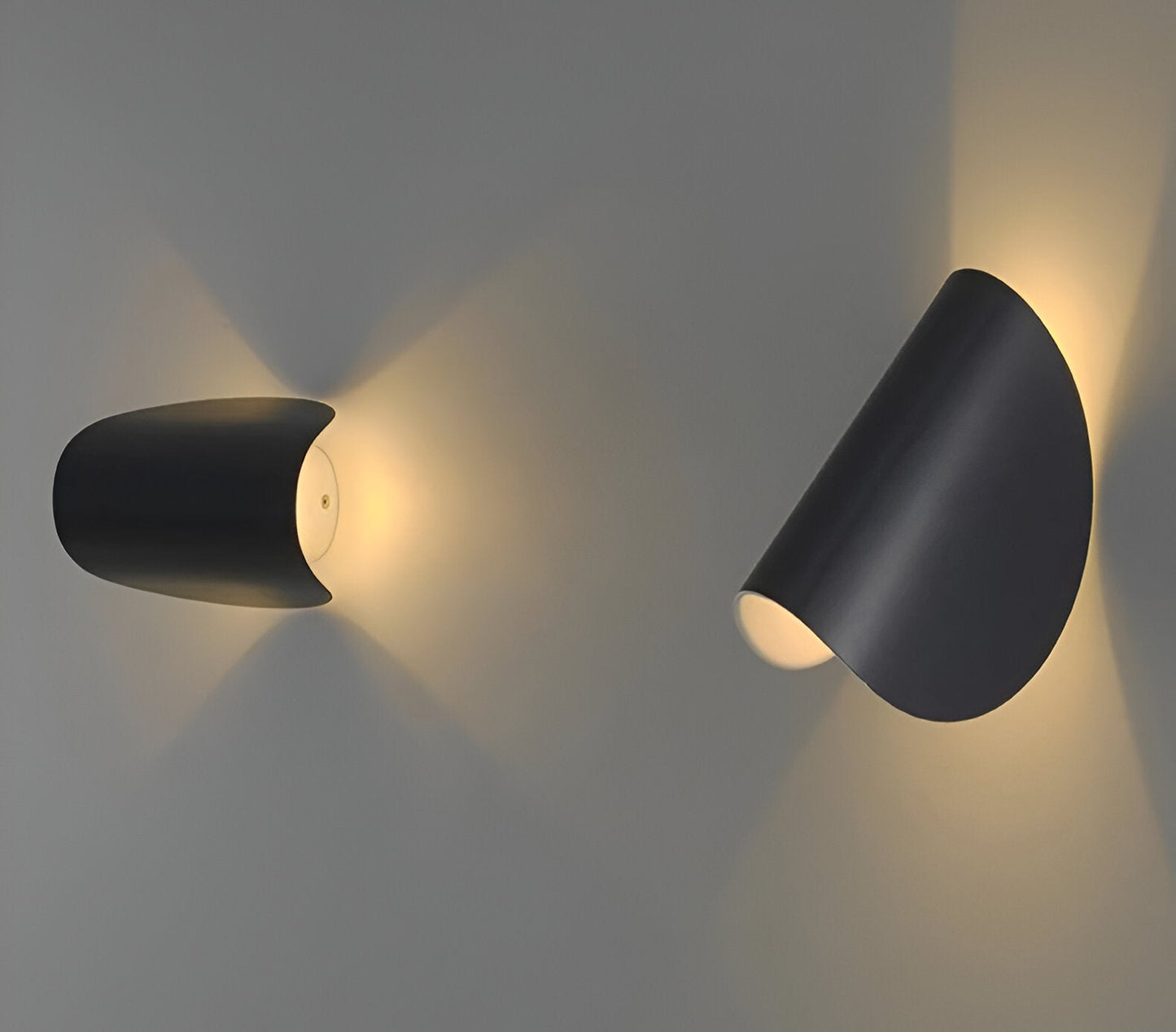 Norvo | Twist Vegglampe - Rotérbar Metall Vegglampe - Kurve Veggsconce