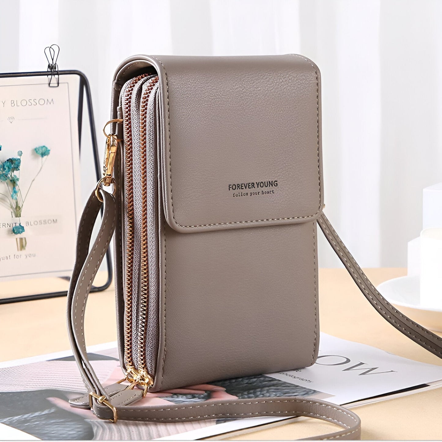 Norvo | Carry - Stilig Crossbody Lommebok & Telefon Holder Bag