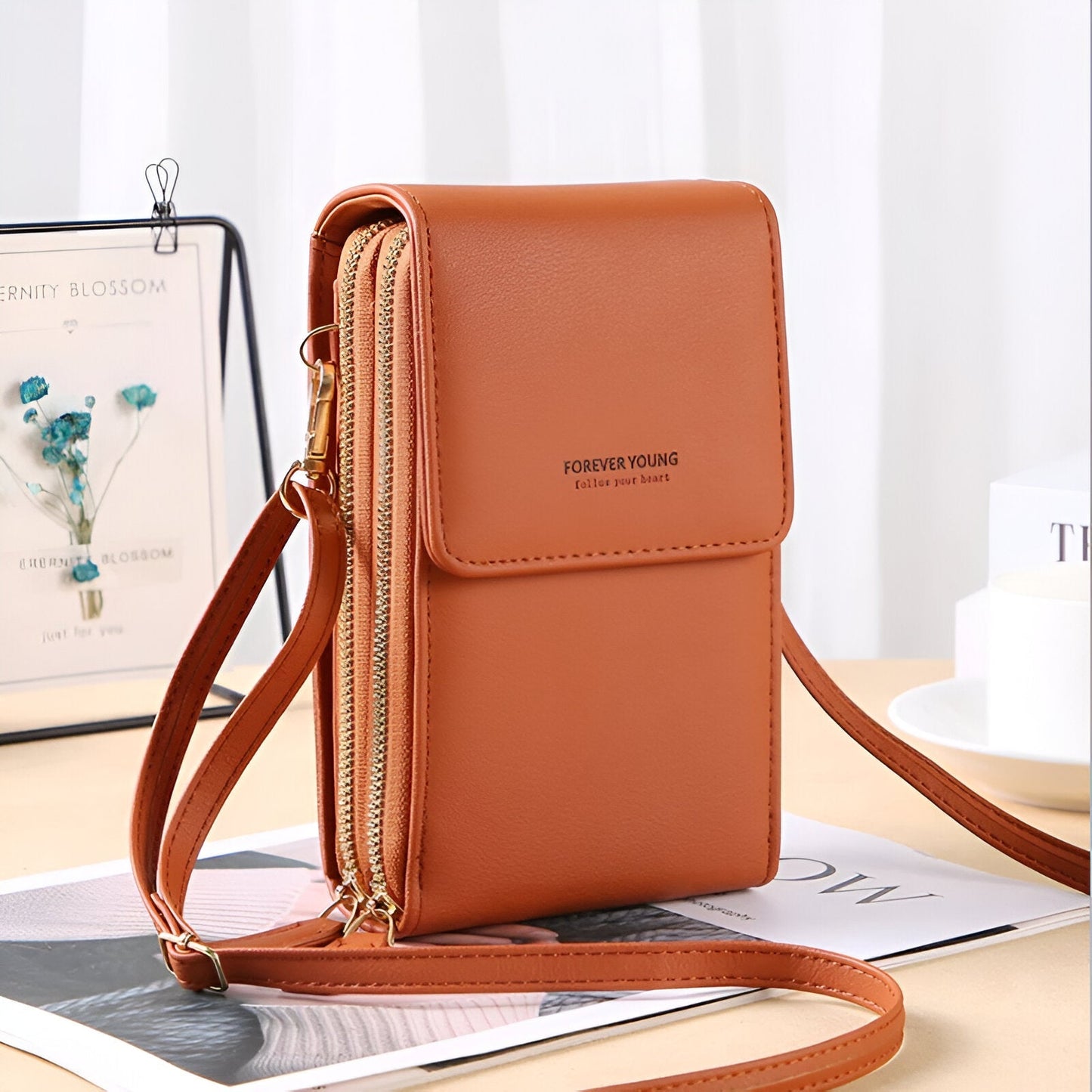 Norvo | Carry - Stilig Crossbody Lommebok & Telefon Holder Bag