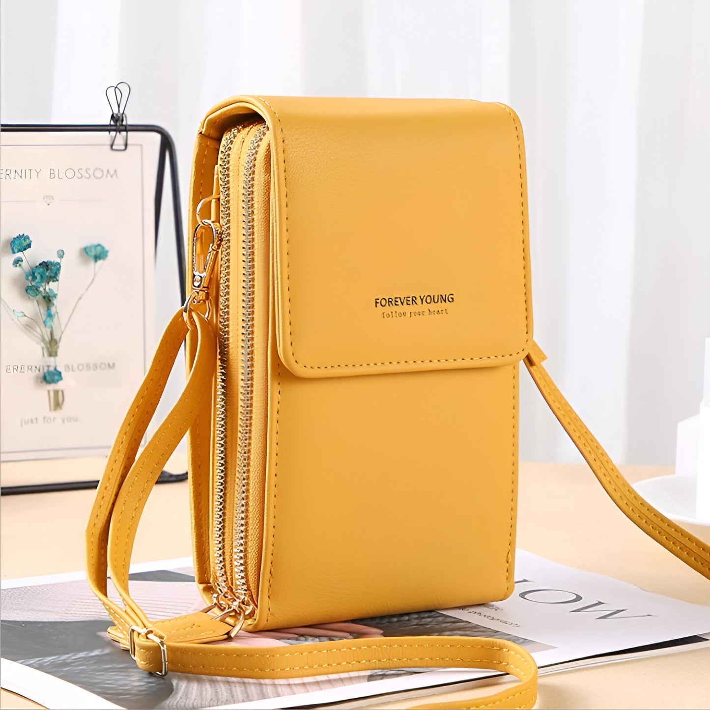 Norvo | Carry - Stilig Crossbody Lommebok & Telefon Holder Bag
