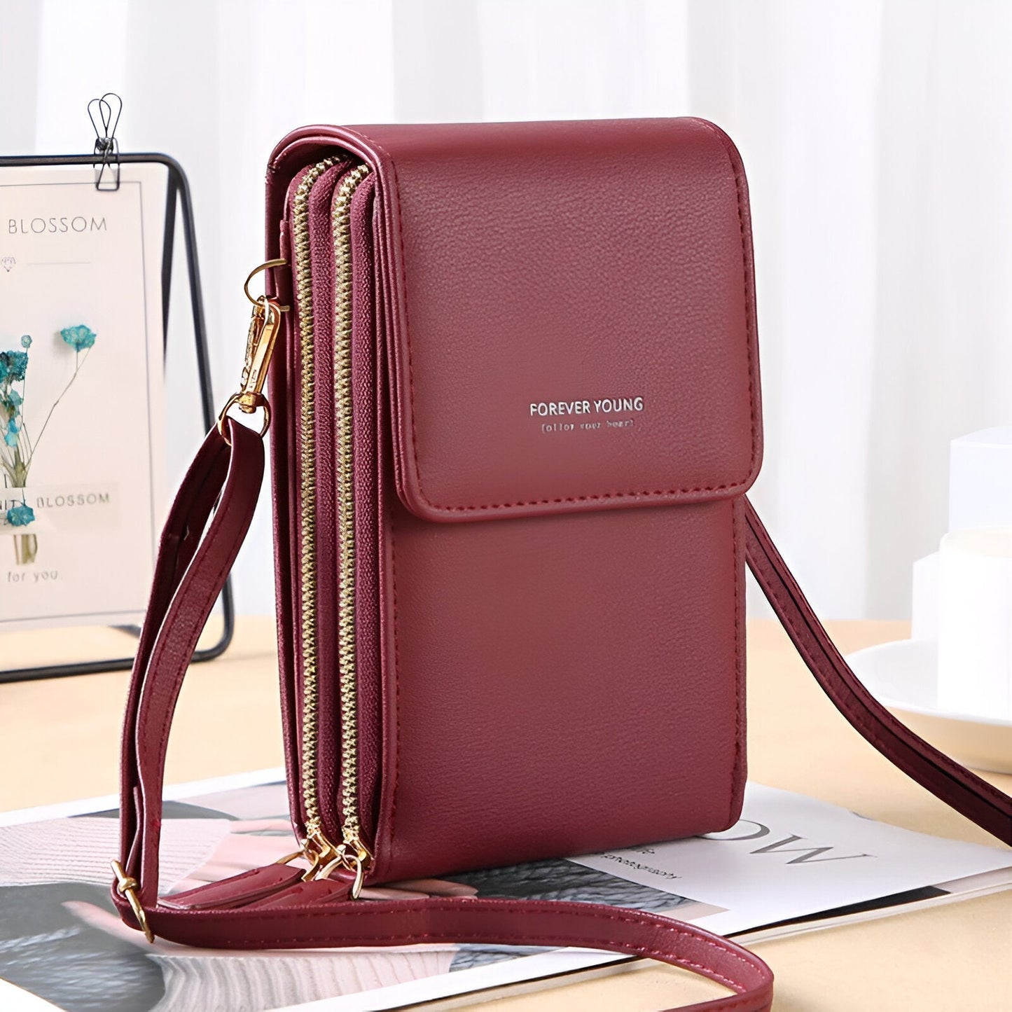 Norvo | Carry - Stilig Crossbody Lommebok & Telefon Holder Bag