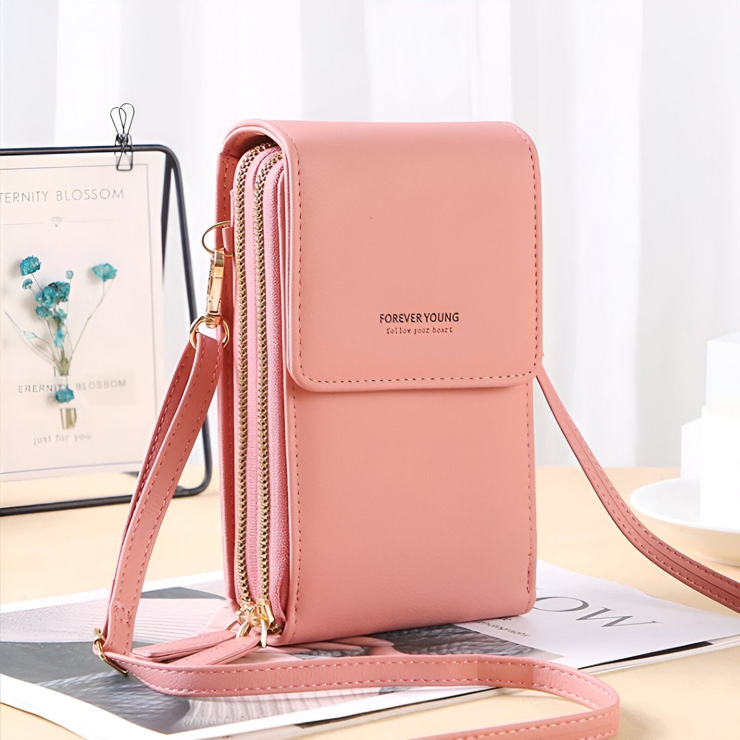 Norvo | Carry - Stilig Crossbody Lommebok & Telefon Holder Bag