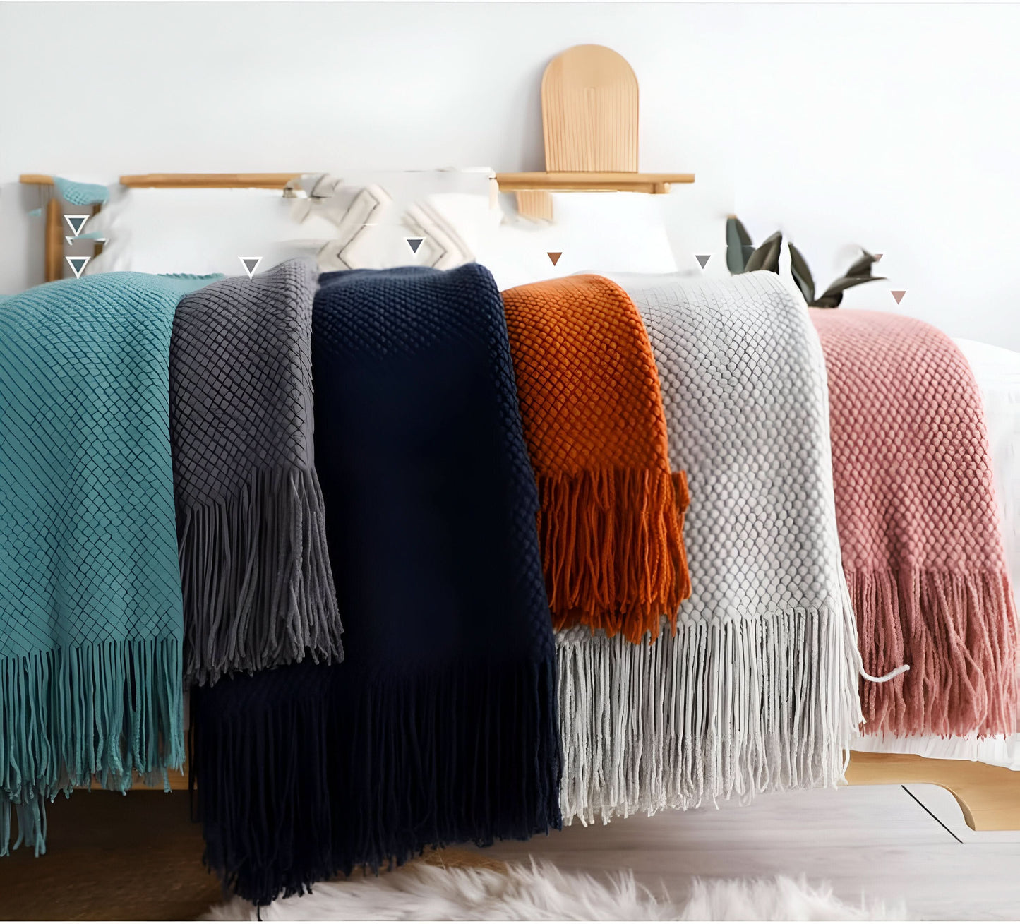 Norvo | KNITCOVE – Stilig strikket fleece teppe