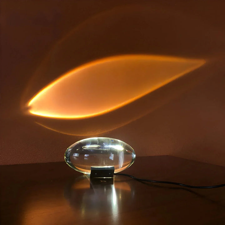 Norvo | Luminora Prisma Prosjektorlampe | Magiske Lyseffekter | 360° Rotasjonsbar | USB Drevet & Energisparende
