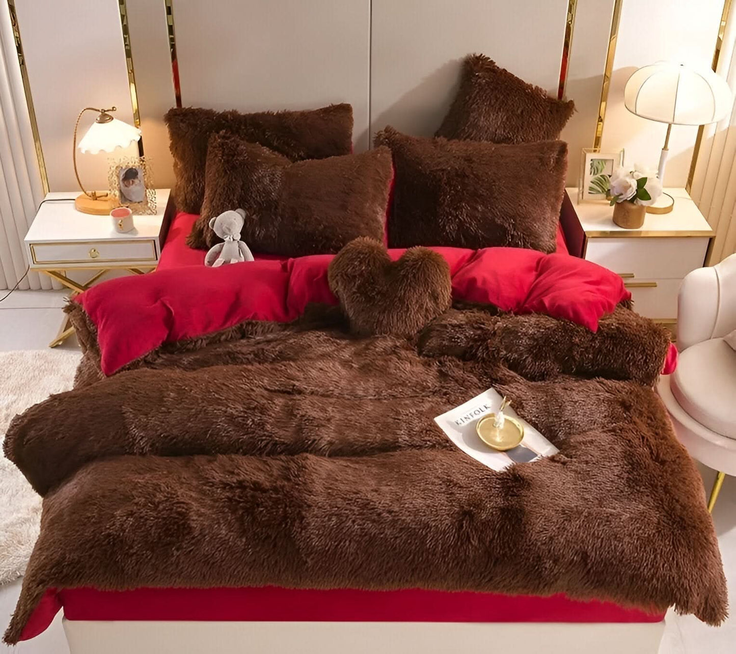 Norvo | FLUFFUREST – Plysj Fleece Sengetøysett