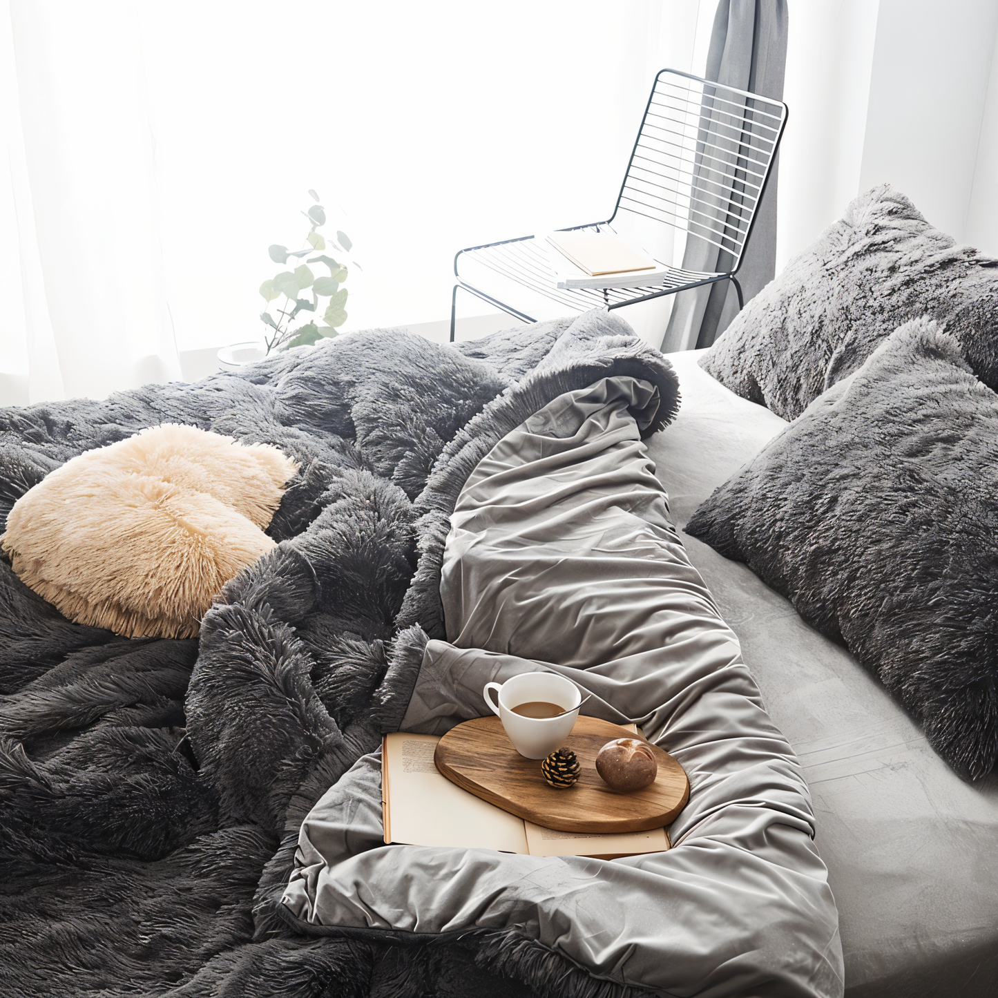 Norvo | FLUFFUREST – Plysj Fleece Sengetøysett