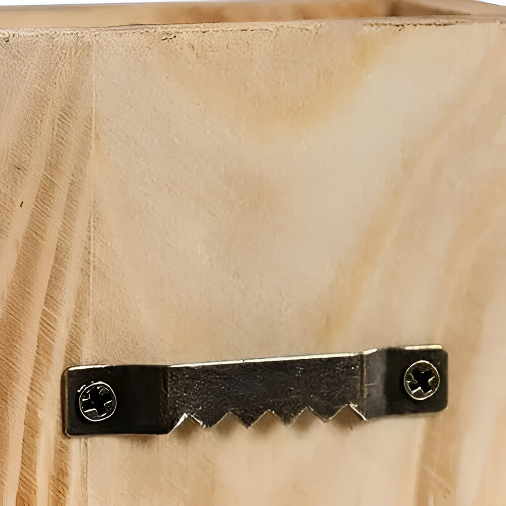 Norvo | Tre veggvase | Rektangulær plantehylle 30 cm