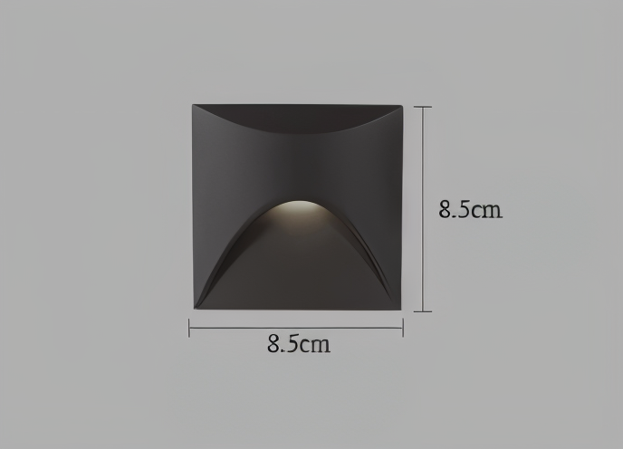 Norvo | LuminiPath - Vanntett IP65 Vegglampe - Innendørs og Utendørs Vegglampe - Bevegelsessensor Vegglampe LED