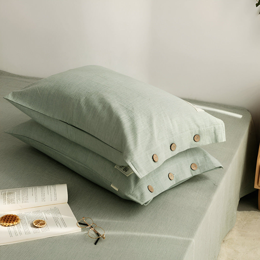 Norvo | Pustende Bomull Sengsett med To Putetrekk