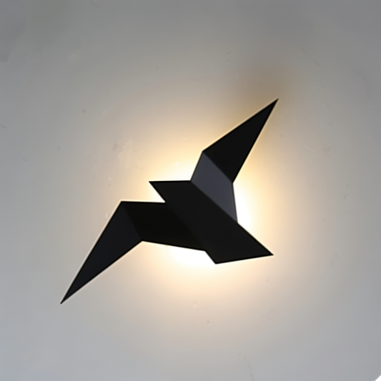 Norvo | OriTori Vegglampe - Geometrisk Origami Fugl Vegglampe - Japansk Stil Vegglampe Design