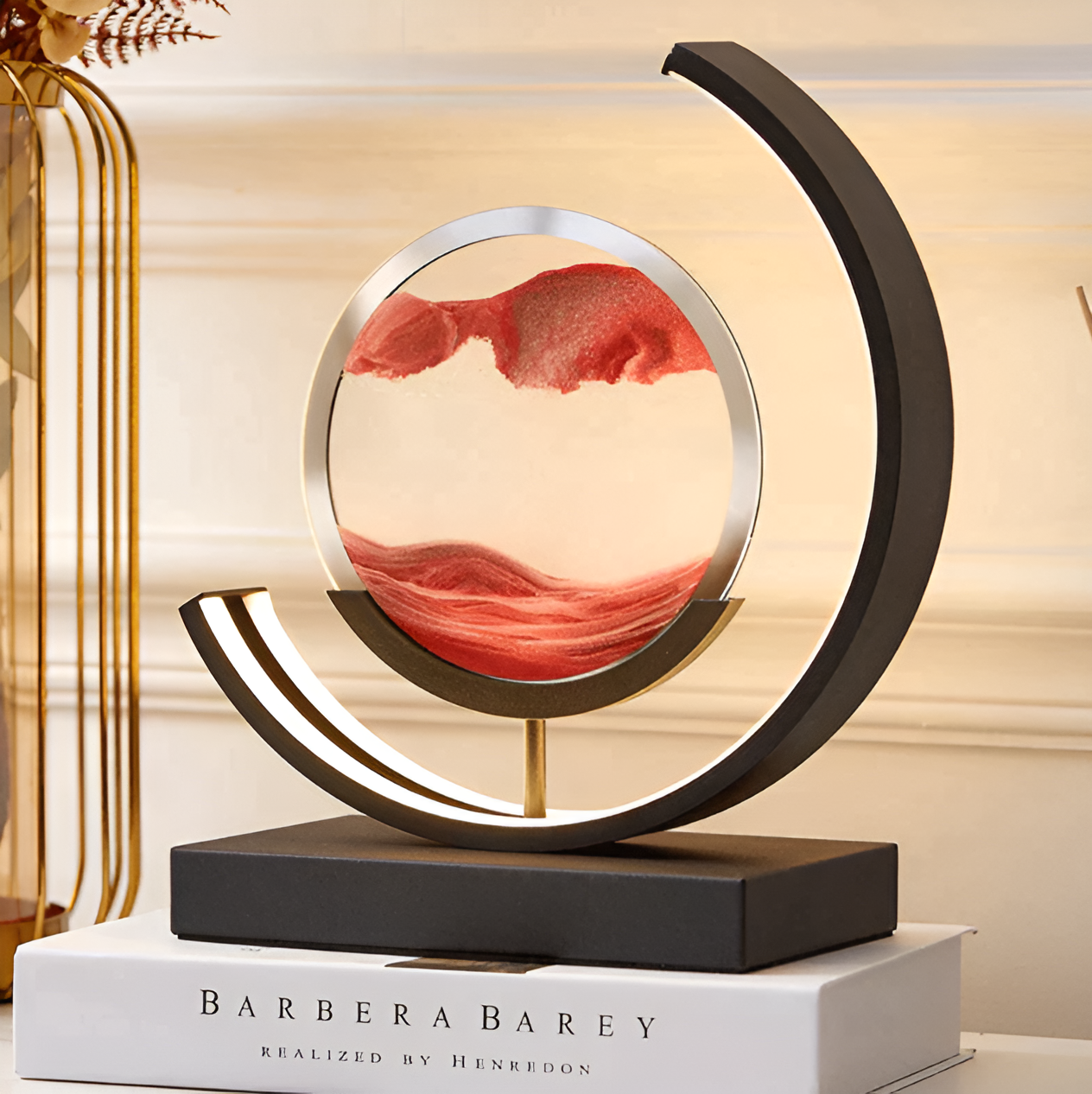 Norvo | SandLamp | Dimmbar LED Sandlampe med Berøringskontroll