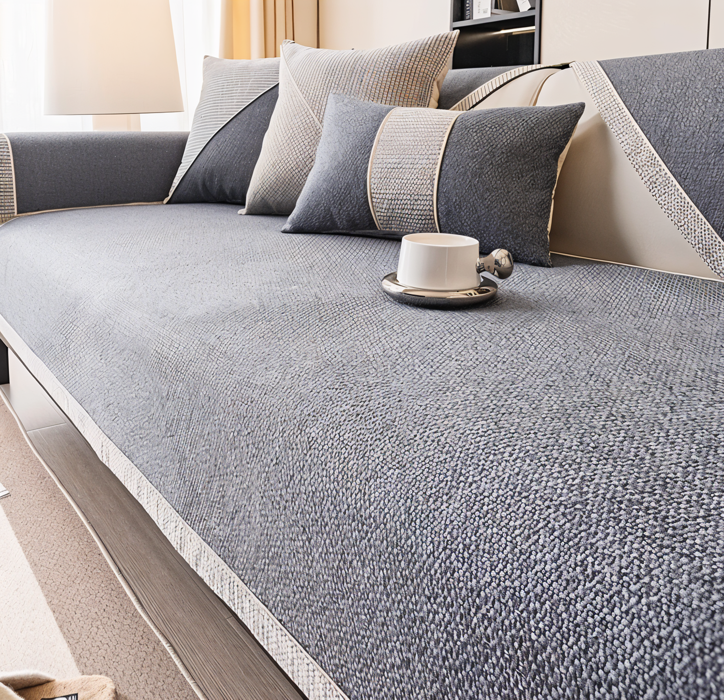 Norvo - Antiskli sofa beskyttelsestrekk for sofa og sofa
