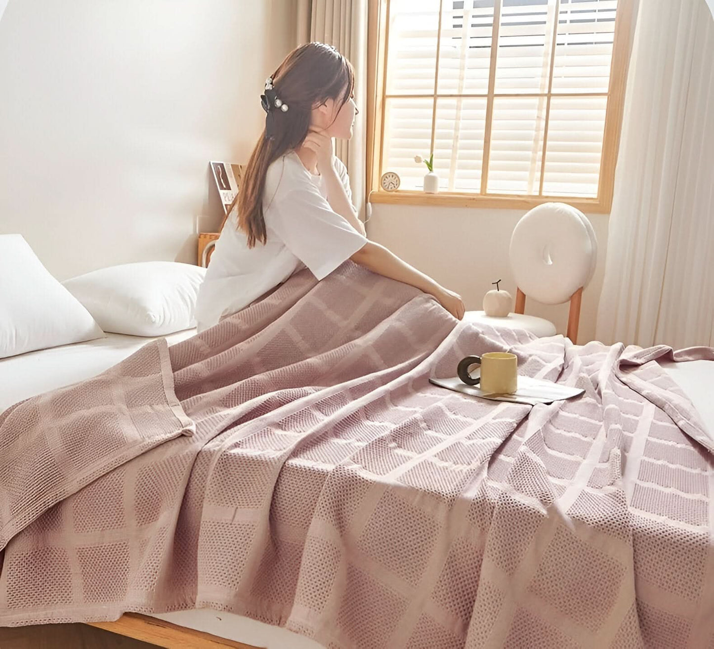 Norvo | WEEVCLOUD – Bomull Waffle Teppe