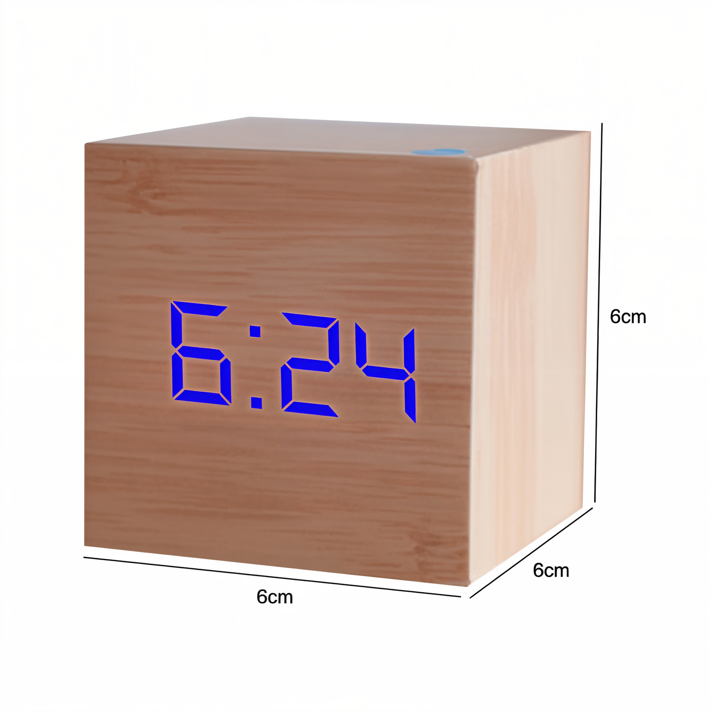 Norvo | Digital LED Klokke - Kubeklokke - Treklokke