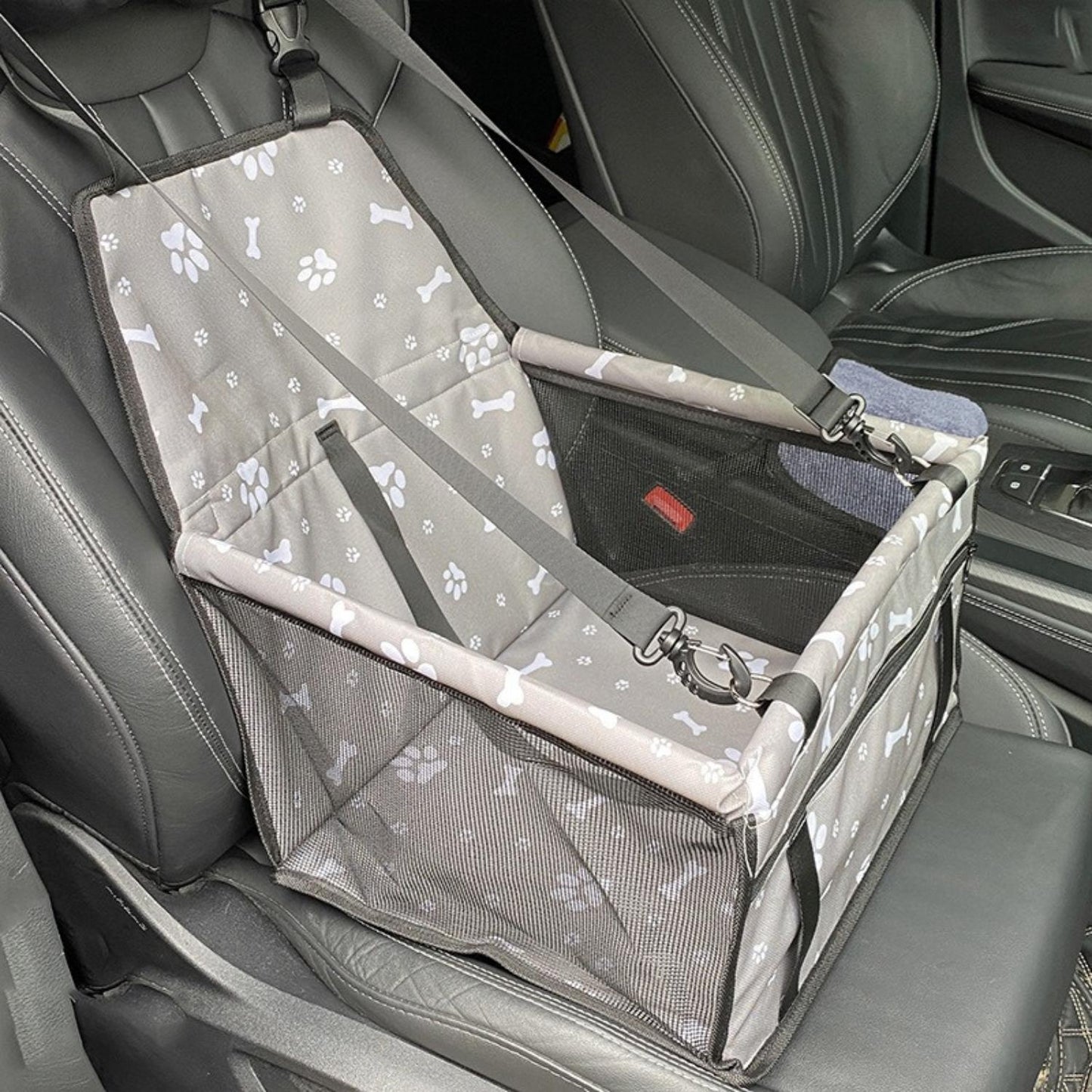 Norvo | AutoPaw Høy løftet bilsete for hunder – Vanntett, ikke-glidende og sikkert for på farten