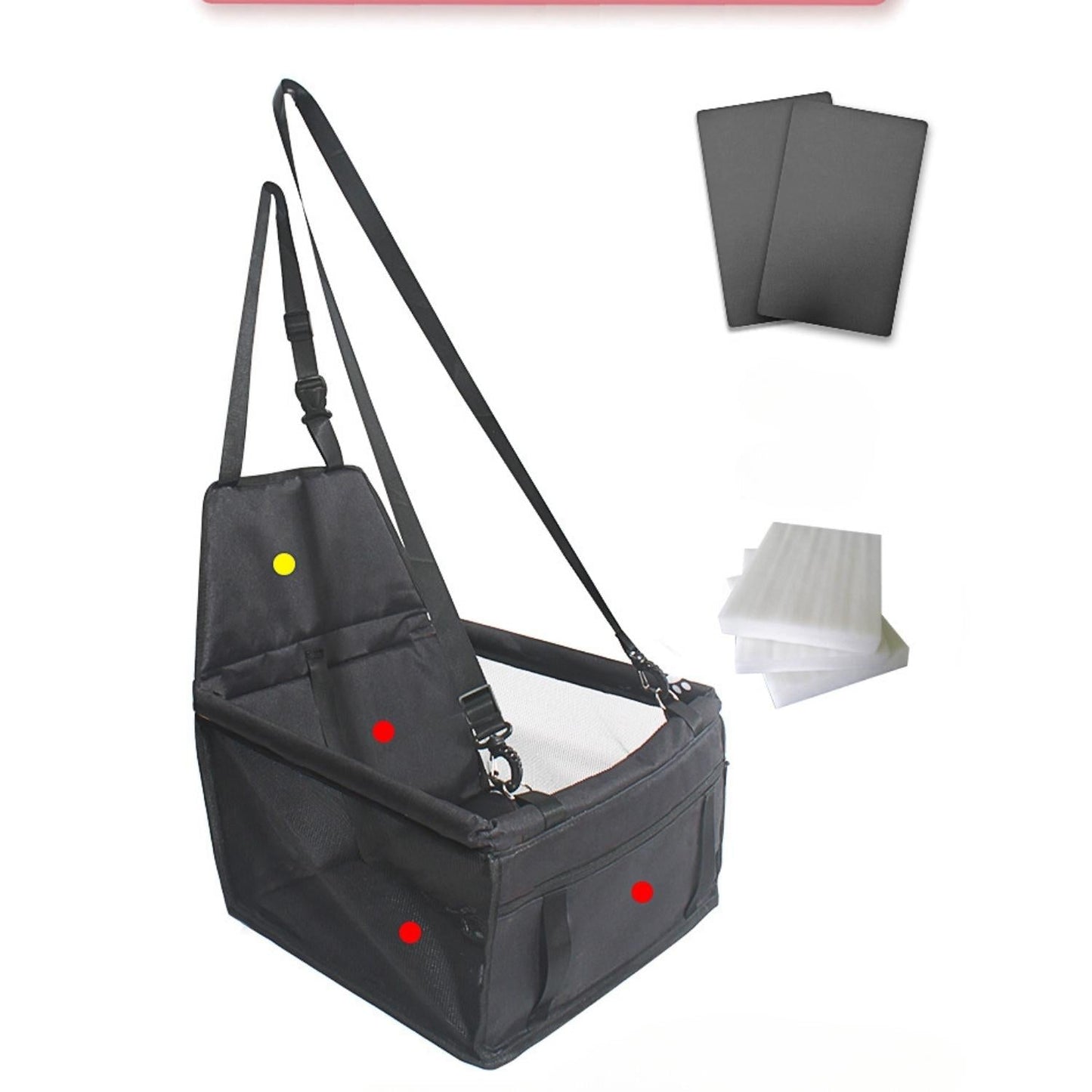 Norvo | AutoPaw Høy løftet bilsete for hunder – Vanntett, ikke-glidende og sikkert for på farten