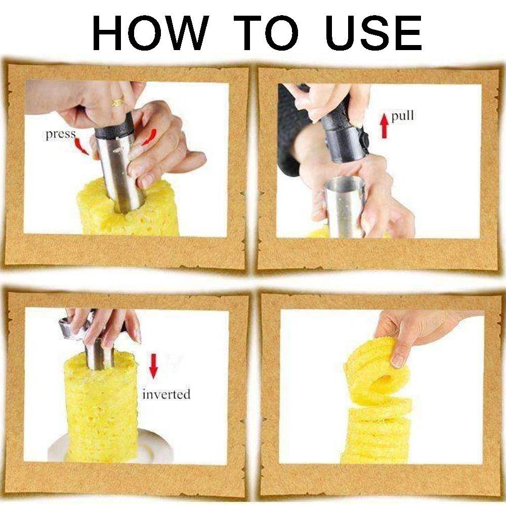 Norvo | Ananas Skreller - Skjær Frukt Raskt & Enkelt