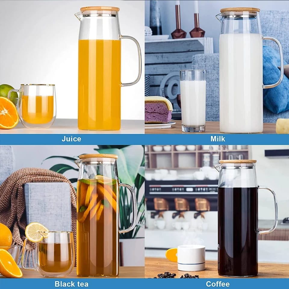Norvo | 1.2L varmebestandig glasskanne