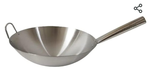 Norvo | Rustfritt Stål Wok Stekepanne