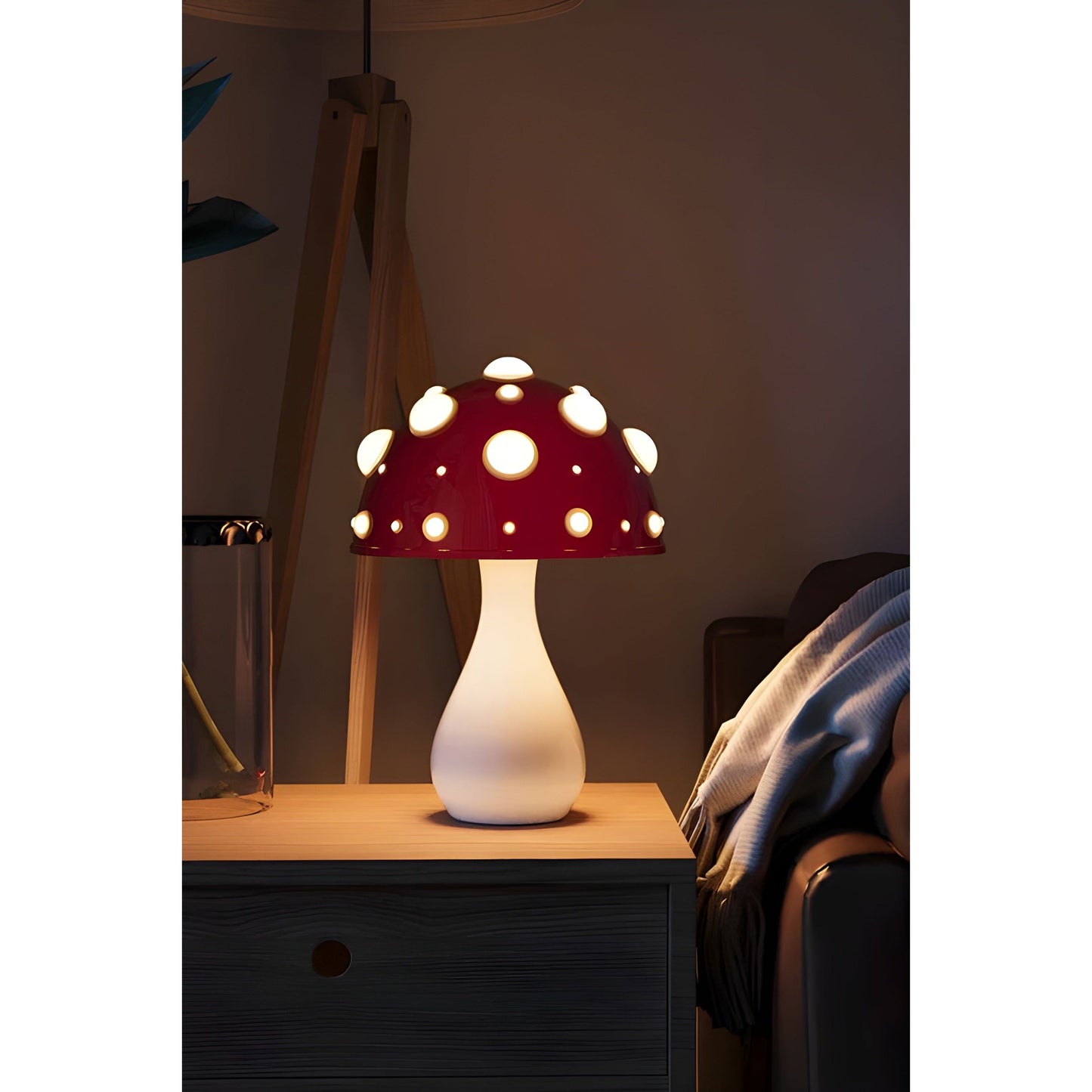 Norvo | Lampe - Dekorativ Sopp Bordlampe
