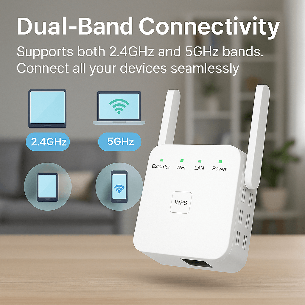 Norvo | UltraXtend 5G WiFi Booster UK – Beste Dual-Band WiFi Forsterker for Hjem & Hage Signal Dekning