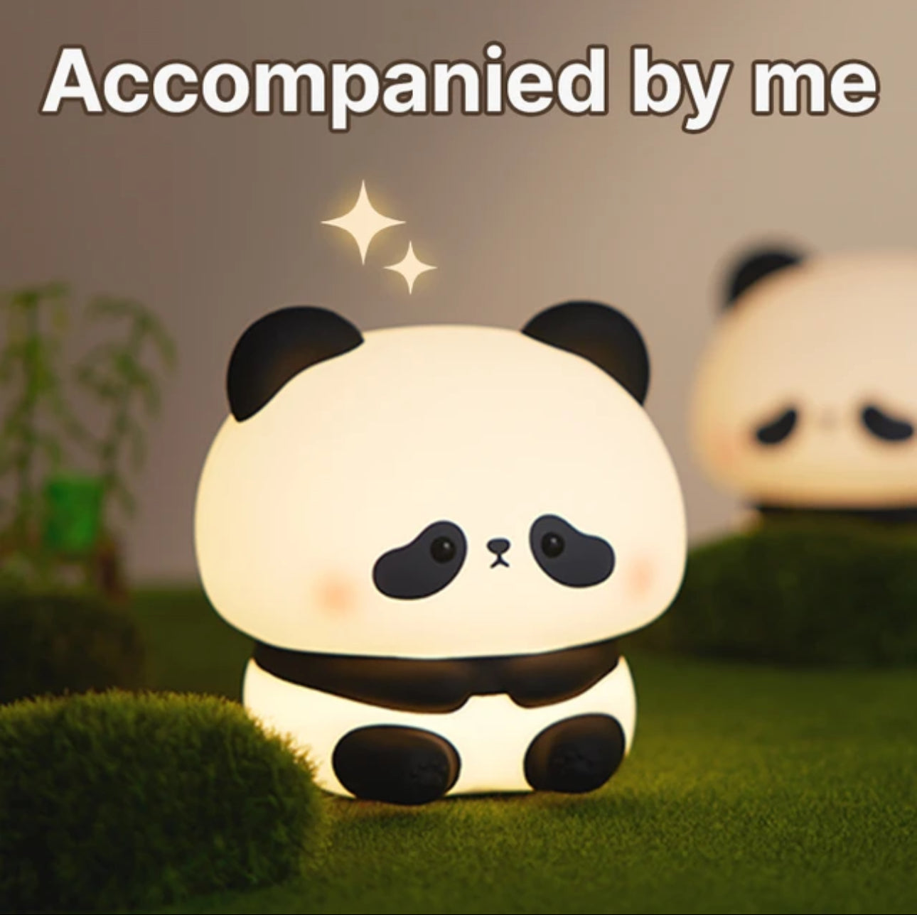 Norvo | CuddlePanda Nattlys - Fargerik LED Panda for Barn