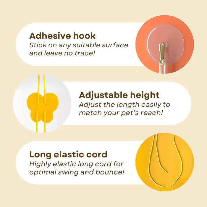 Interaktiv hengende kattelekekar