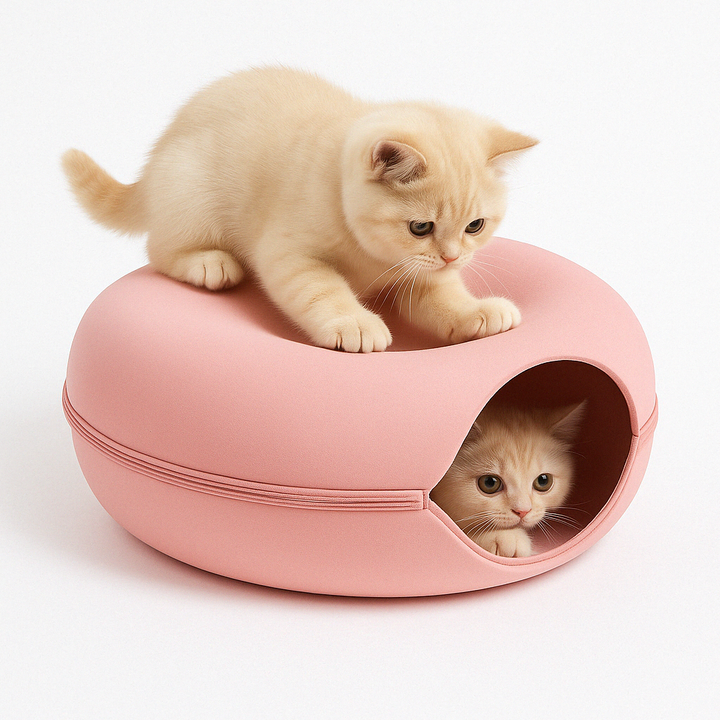 Norvo | Katt Sofa Filttunnel Hule for Flere Katter