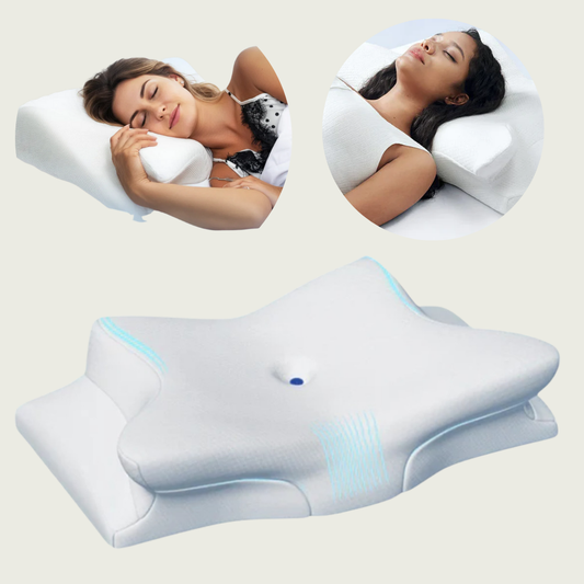 Norvo | Pute for Side & Back Sleepers – Ortopedisk Minne Skum Pute for Nakke & Skulder Smerte Lindring og Perfekt Søvn Justering