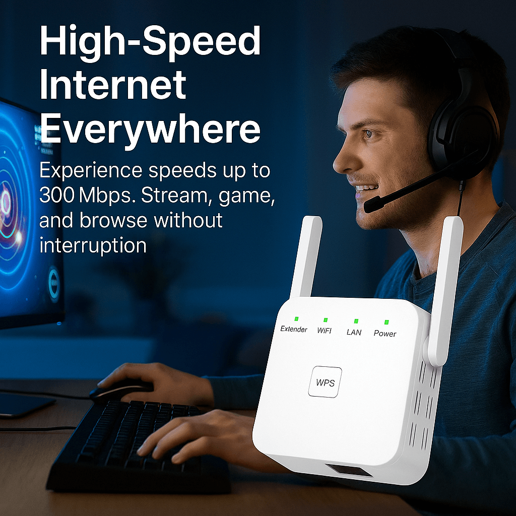 Norvo | UltraXtend 5G WiFi Booster UK – Beste Dual-Band WiFi Forsterker for Hjem & Hage Signal Dekning