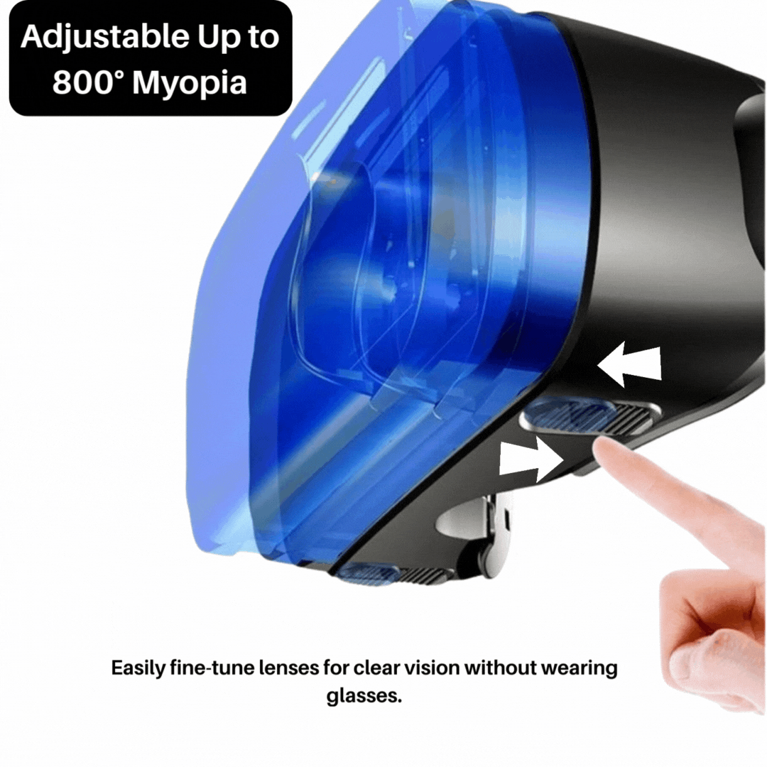 Norvo | VISIAX – 3D VR-briller med hodetelefoner og kontroller