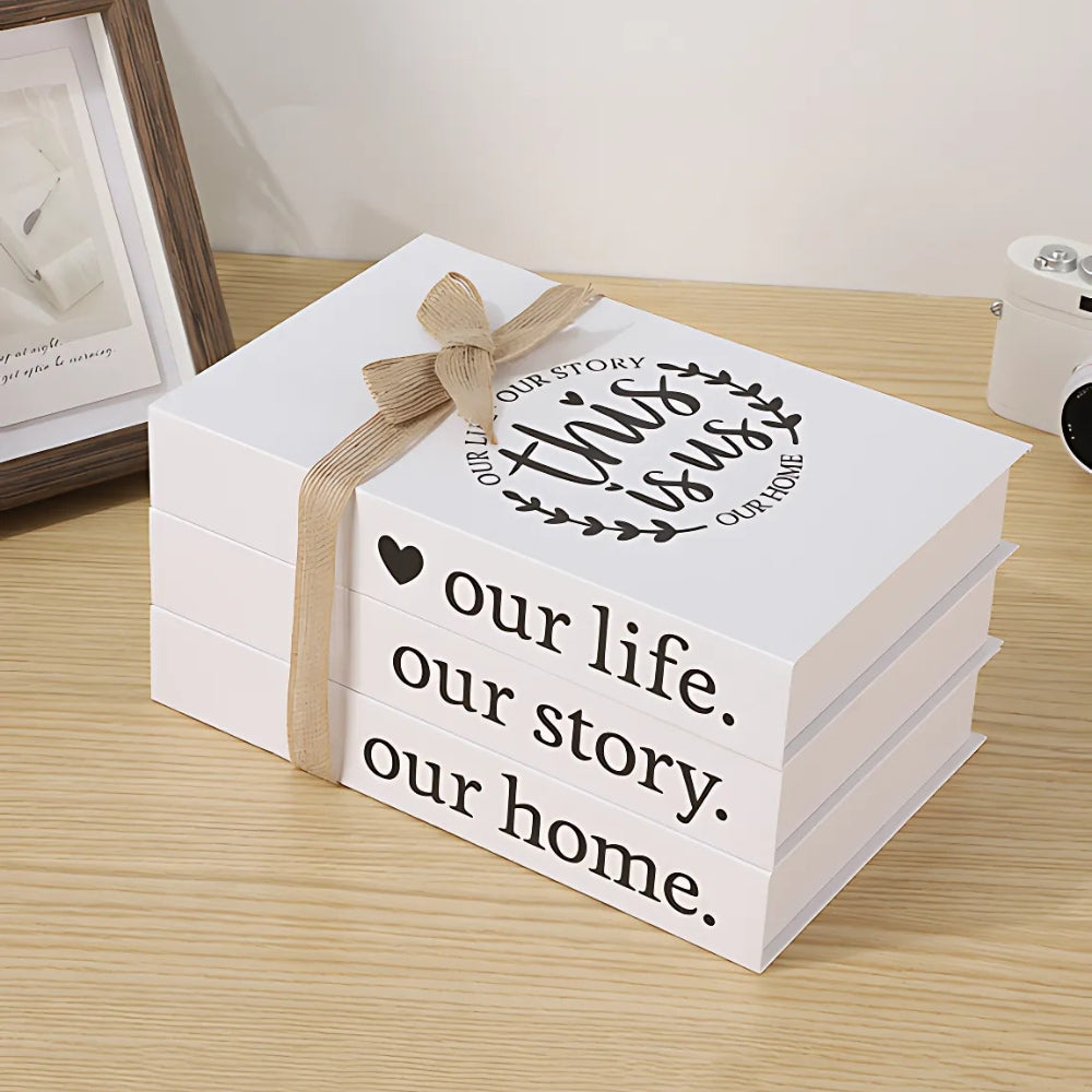 Norvo | Inspirert Rustikk Bokstabel Hjem Hyldedekor