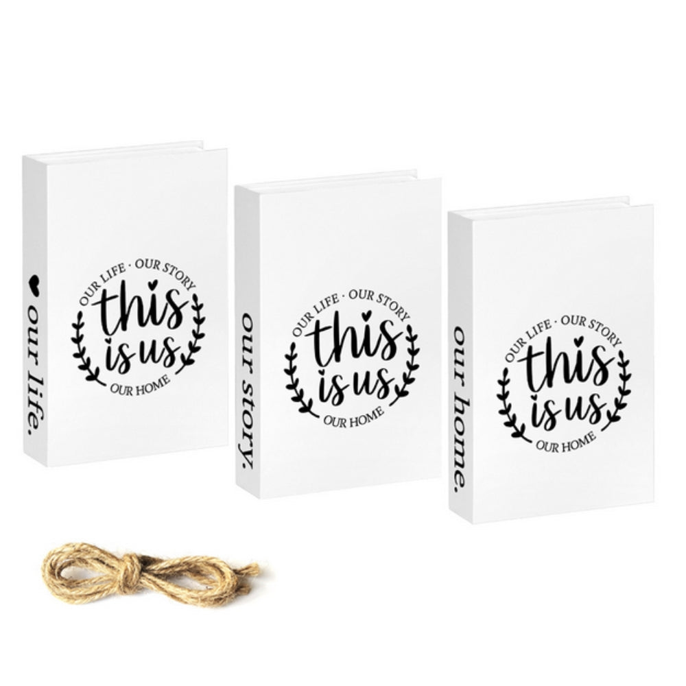 Norvo | Inspirert Rustikk Bokstabel Hjem Hyldedekor