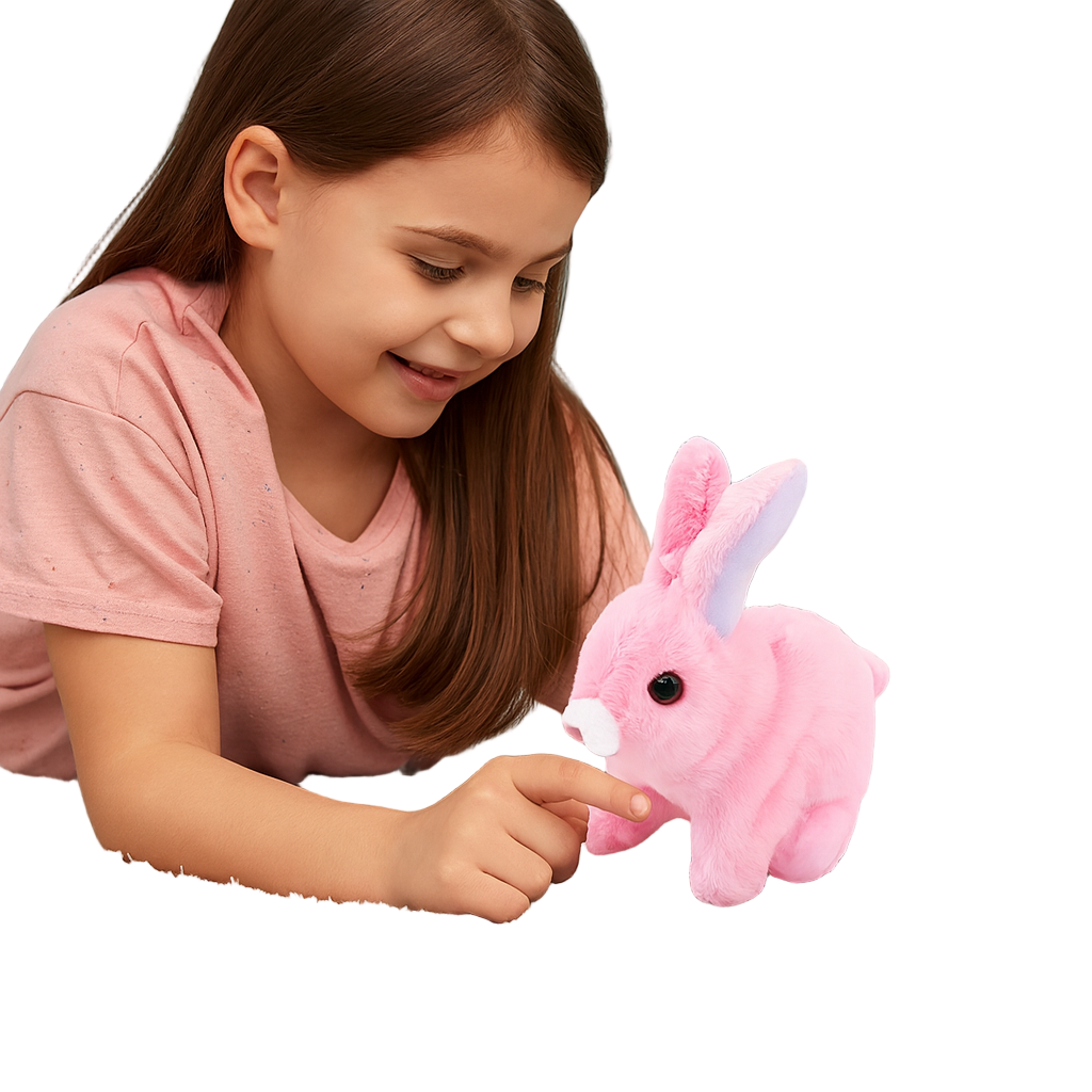 Norvo | Kaninleketøymønster Myk og Sprettende Plush Toy