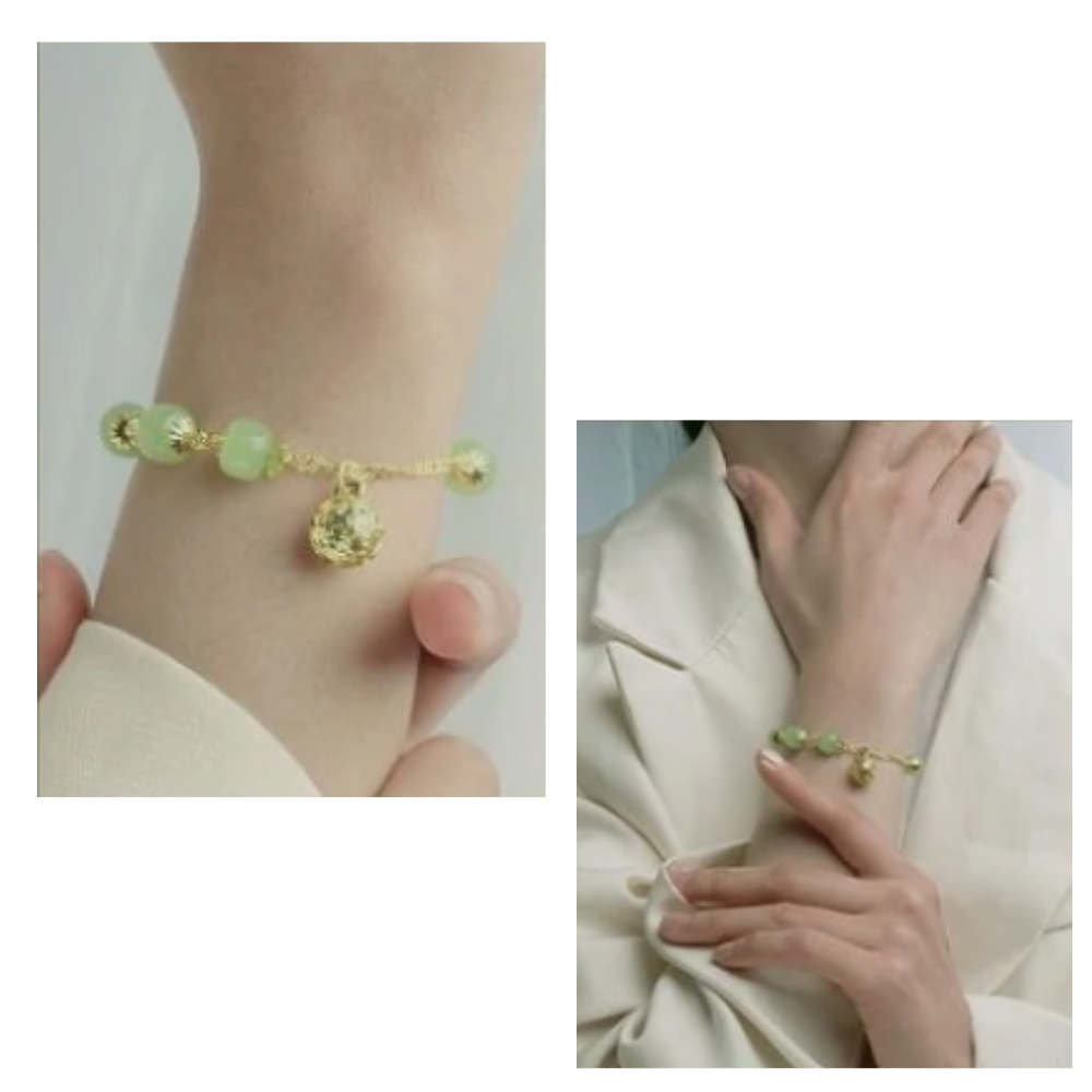 Hetian jade bjellearmbånd
