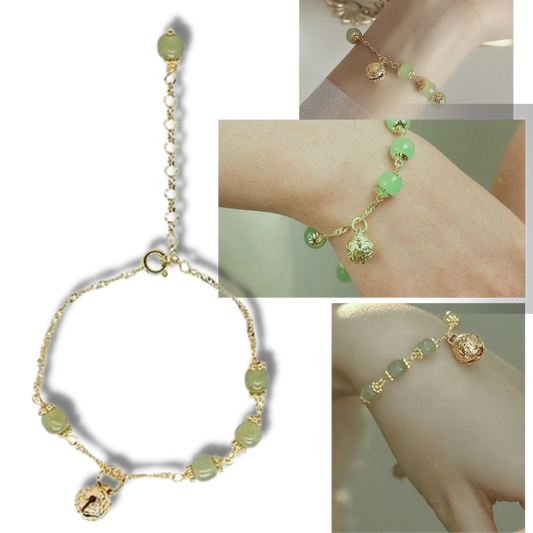 Hetian jade bjellearmbånd