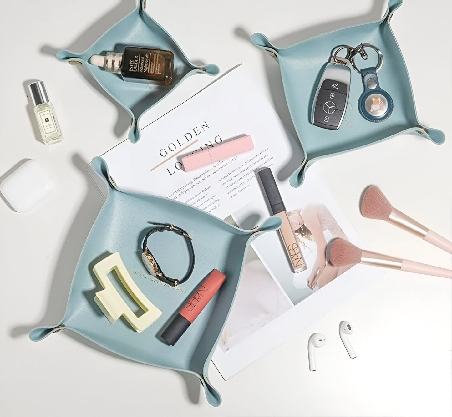 Norvo | Lærbrett oppbevaringsboks