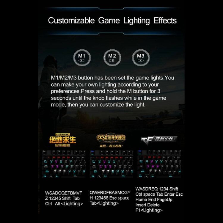 Norvo | AULA F2088 108 Taster Blandet Lysbelegg Punk Mekanisk Brun Bryter Kablet USB Gaming Tastatur med Metalltast (Sølv)