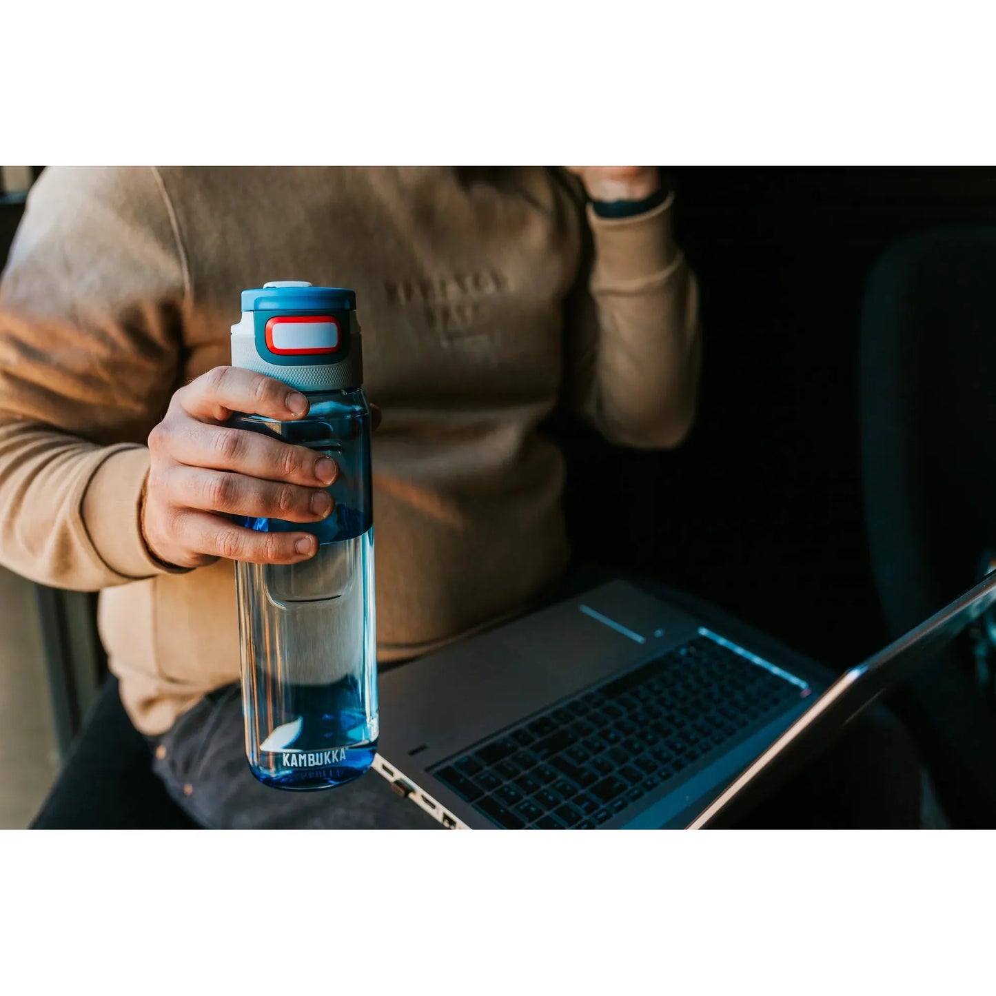 Norvo | Kambukka Elton Vannflaske - 1000ml - Niagra Blå