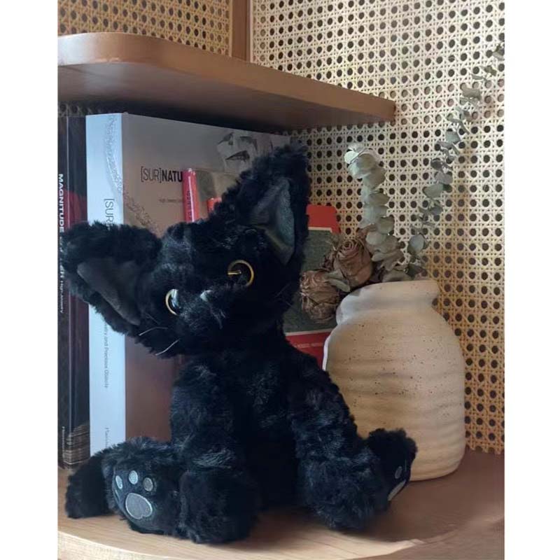 Norvo | Kawaii svart katt kosedyr stuffed animal