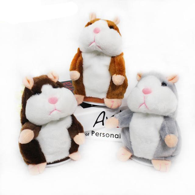 Norvo | #1 Beste Snakkende hamster Kjeftende Gjentakende Søt Plush Leketøy Julegave