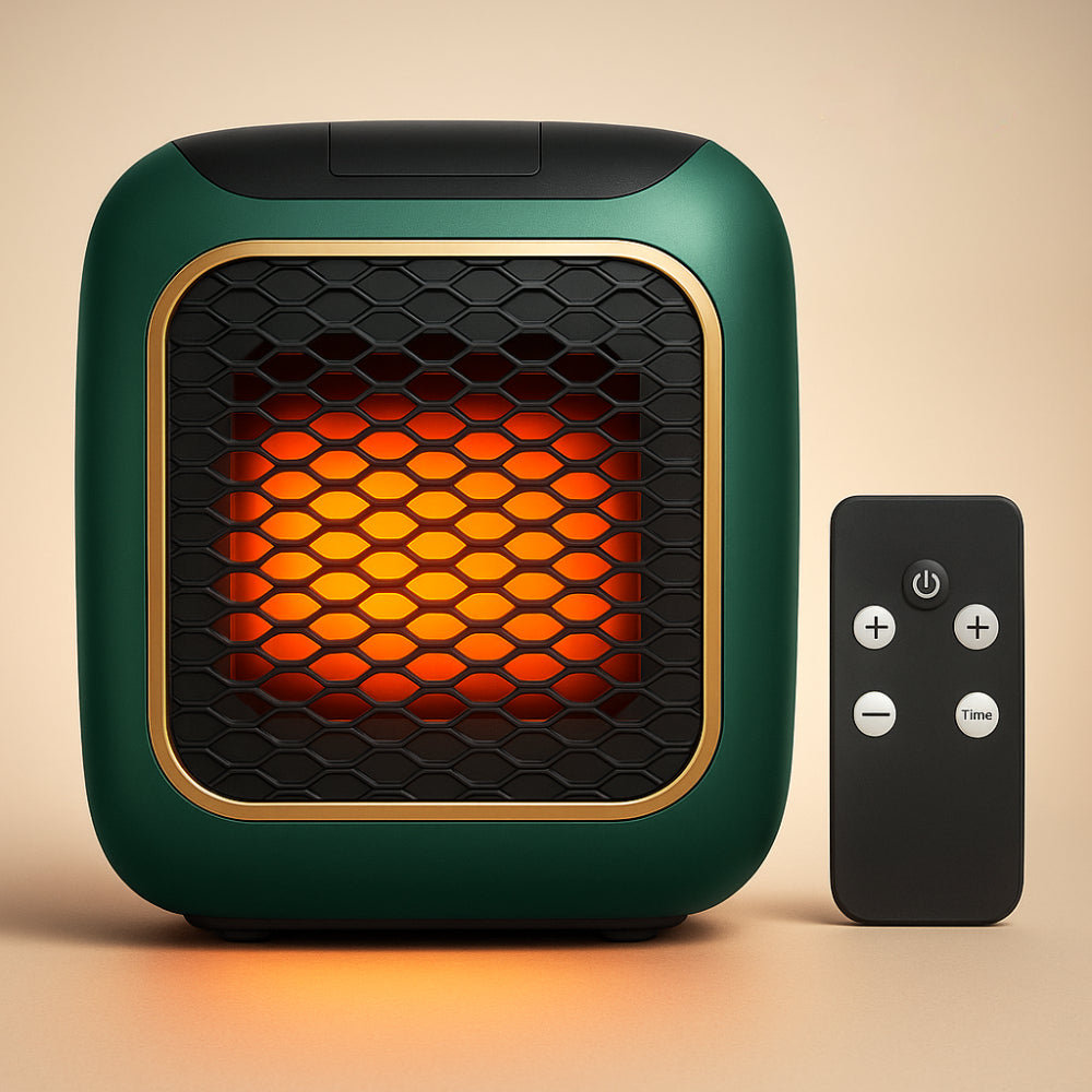 Norvo | WarmiWall Keramisk Veggvarme – Energisparende Mini-radiator med Termostat