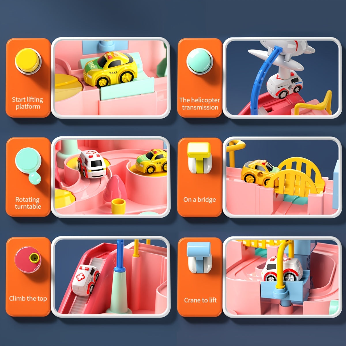 Norvo | Barn Bilbane Eventyr Lekesett Toy