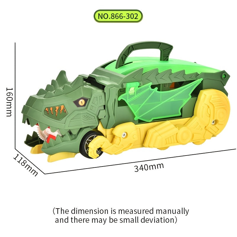 Norvo | Kids Dinosaur Toy Car Garage Lekesett