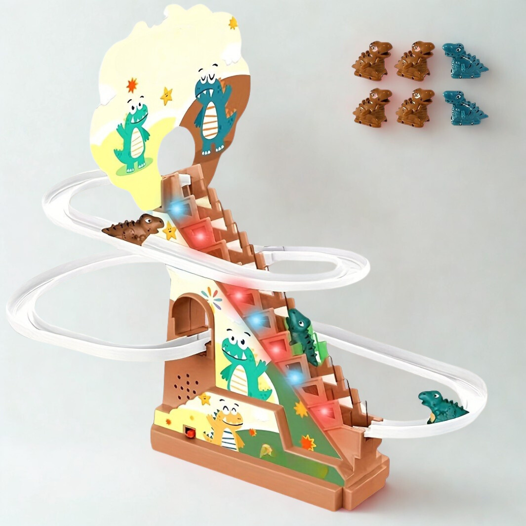 Norvo | Barn Dinosaur Spor Rutsjebane Musikk Leketøy