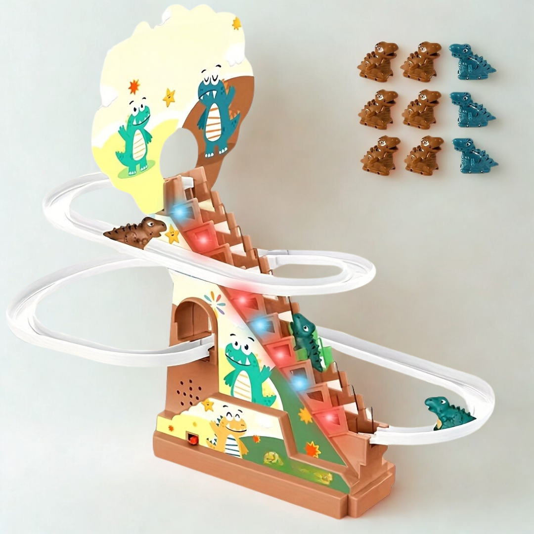 Norvo | Barn Dinosaur Spor Rutsjebane Musikk Leketøy