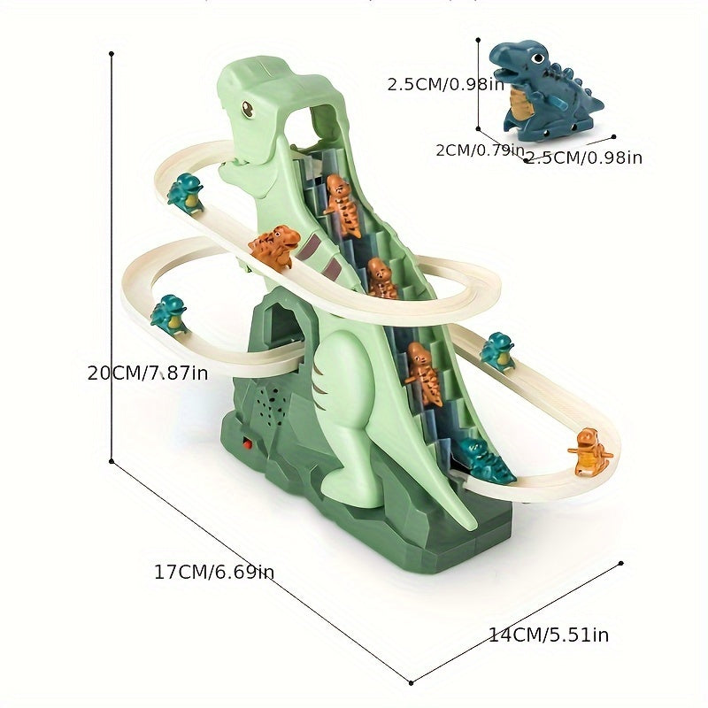 Norvo | Barne Dinosaur Truck Leketøy Lys Musikk